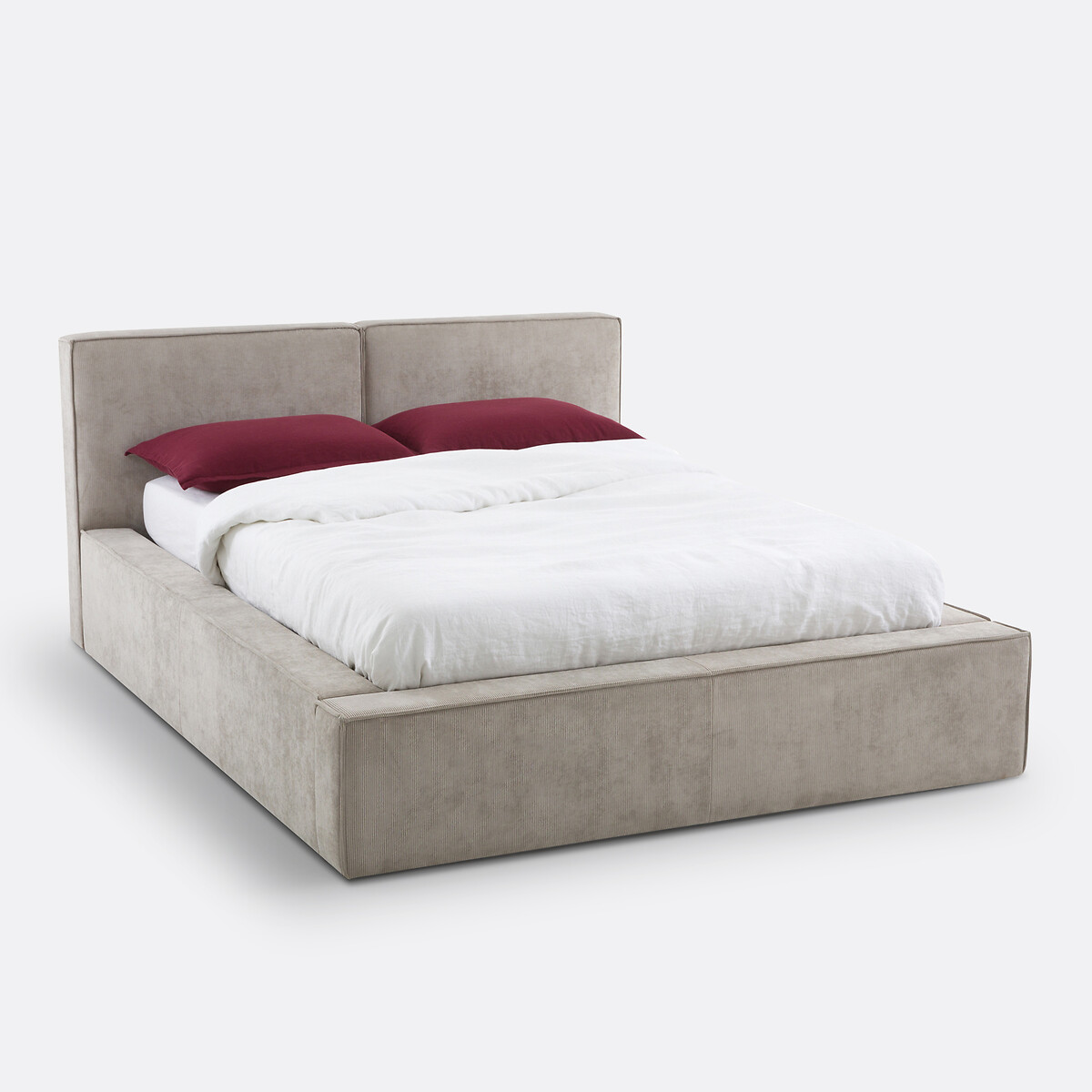 LA REDOUTE INTERIEURS<br>Cama baú com estrado de ripas rebatível, Seven