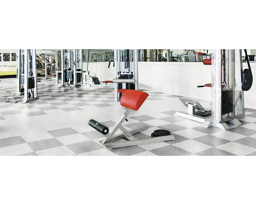 florco® grip click tegel 40 x 40 cm, 6 stuks, wit