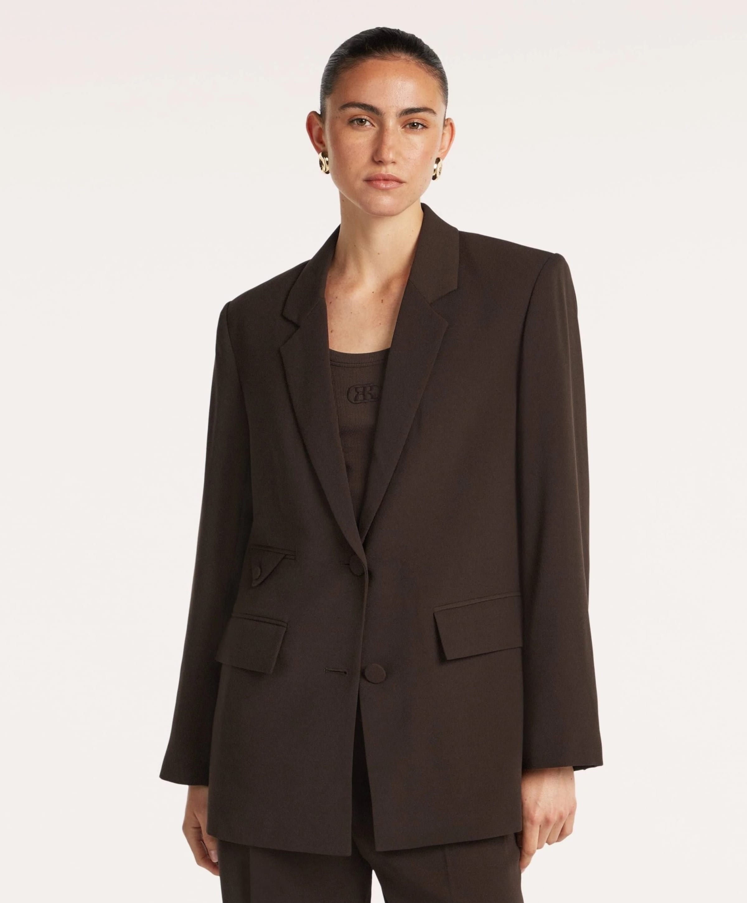 Beaumont Dames blazer bruin