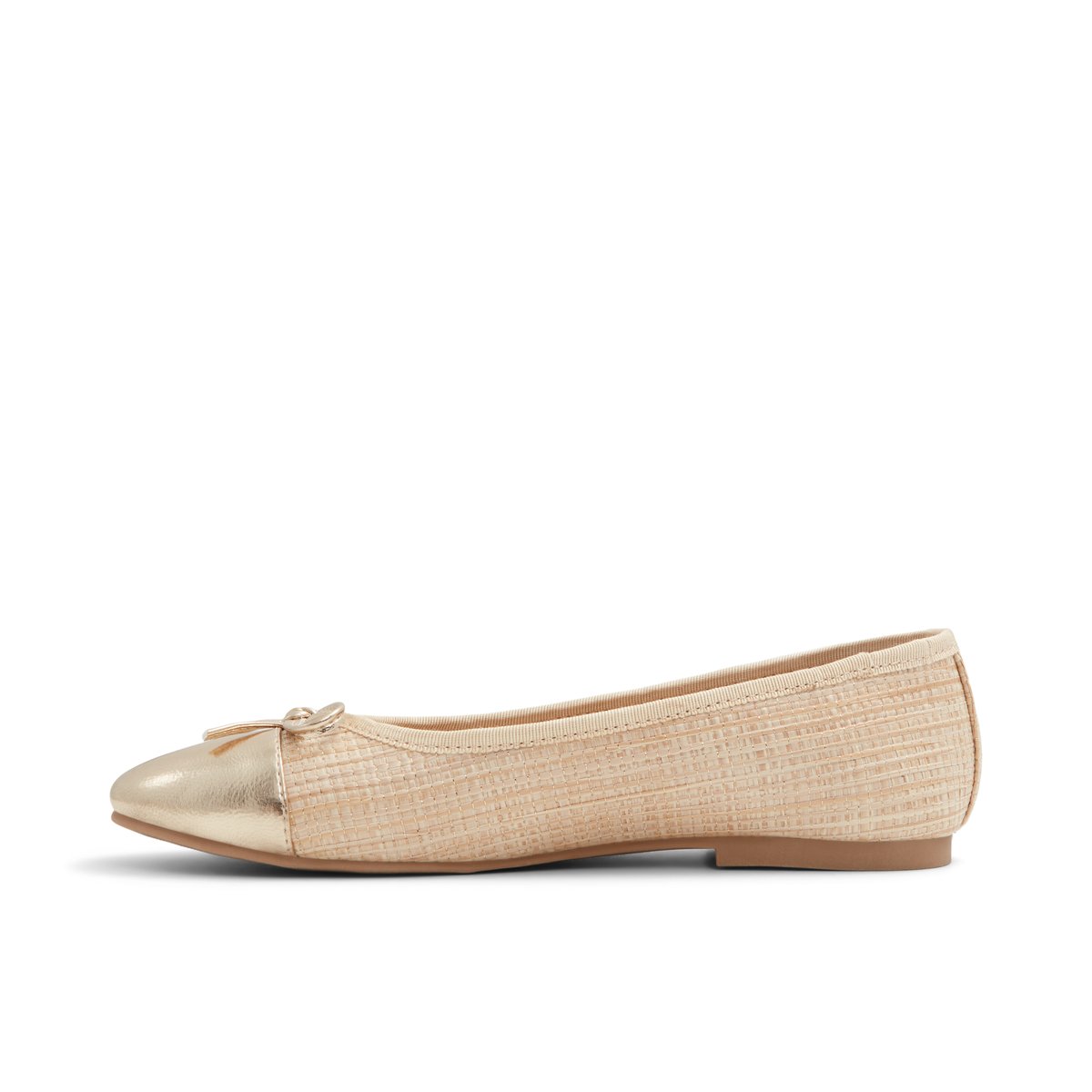 K STUDIO-Nilassi-Ballerine - Talon plat - Naturel