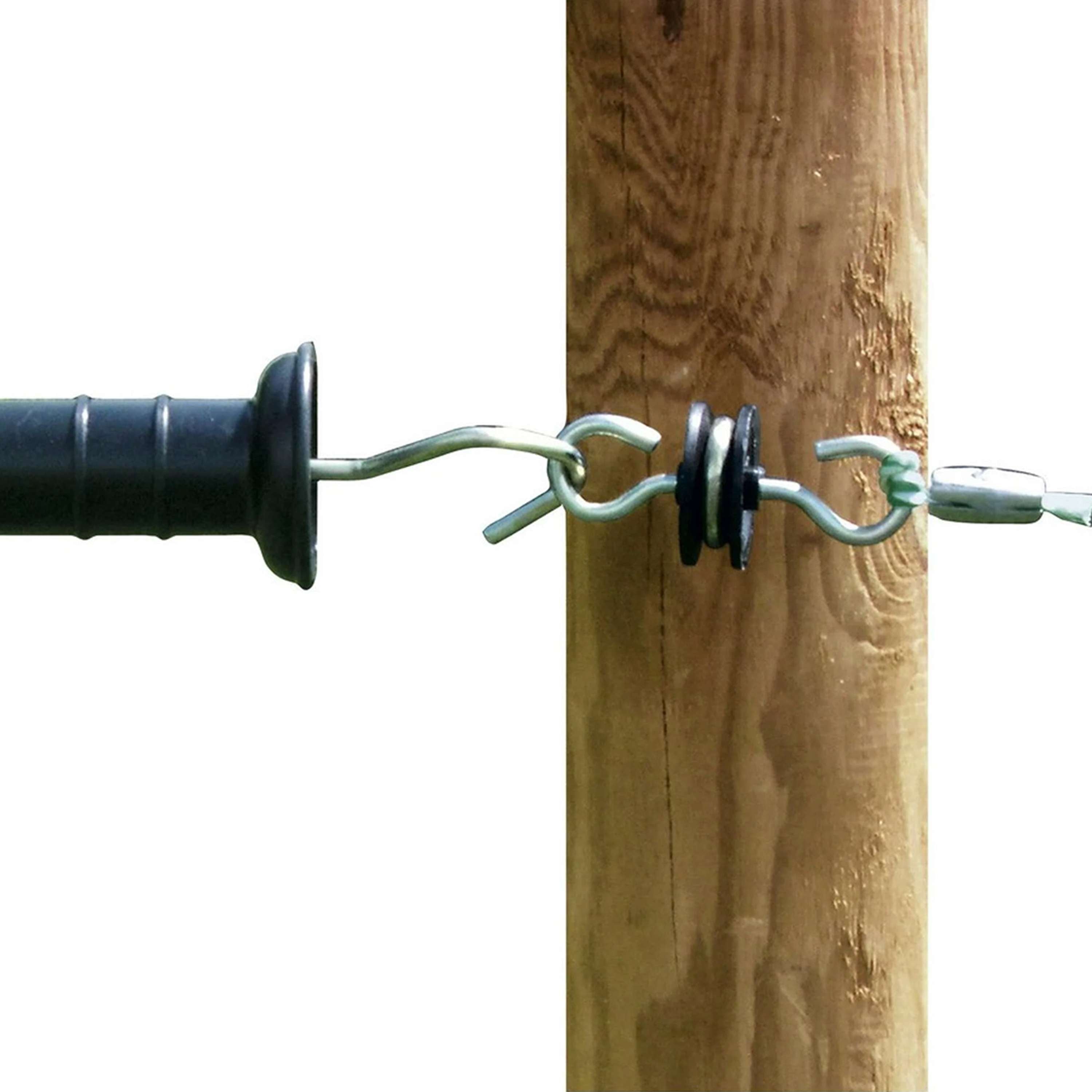 Ako Poortgreep Insulator Gegalvaniseerd 2 Haken 10 Stuks