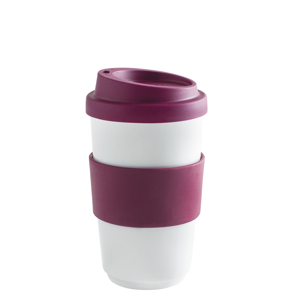 KAHLA fillit Becher 0,40 l + Trinkdeckel wild berry