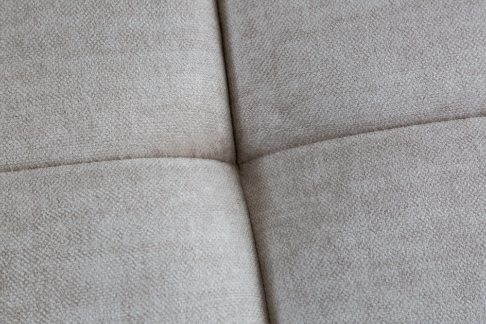 Big Sofa ELEGANCIA 285cm champagner beige Vogue Velours Samt inkl. Kissen Federkern
