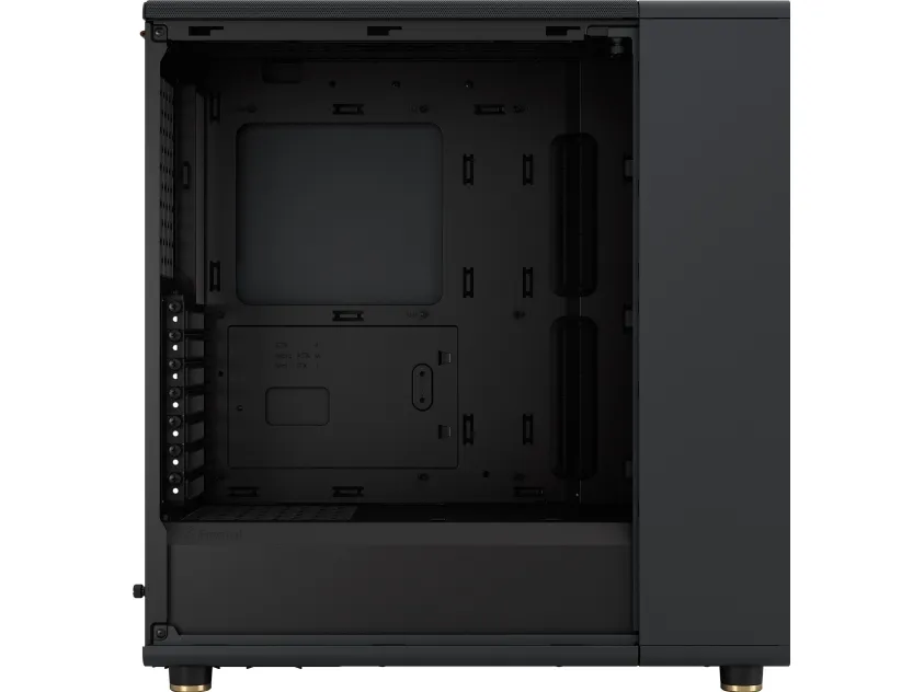 Fractal Design North - Mid tower - ATX - sidepanel med vindue (tonet glas) - ingen strømforsyning (ATX) - charcoal black - USB/Lyd