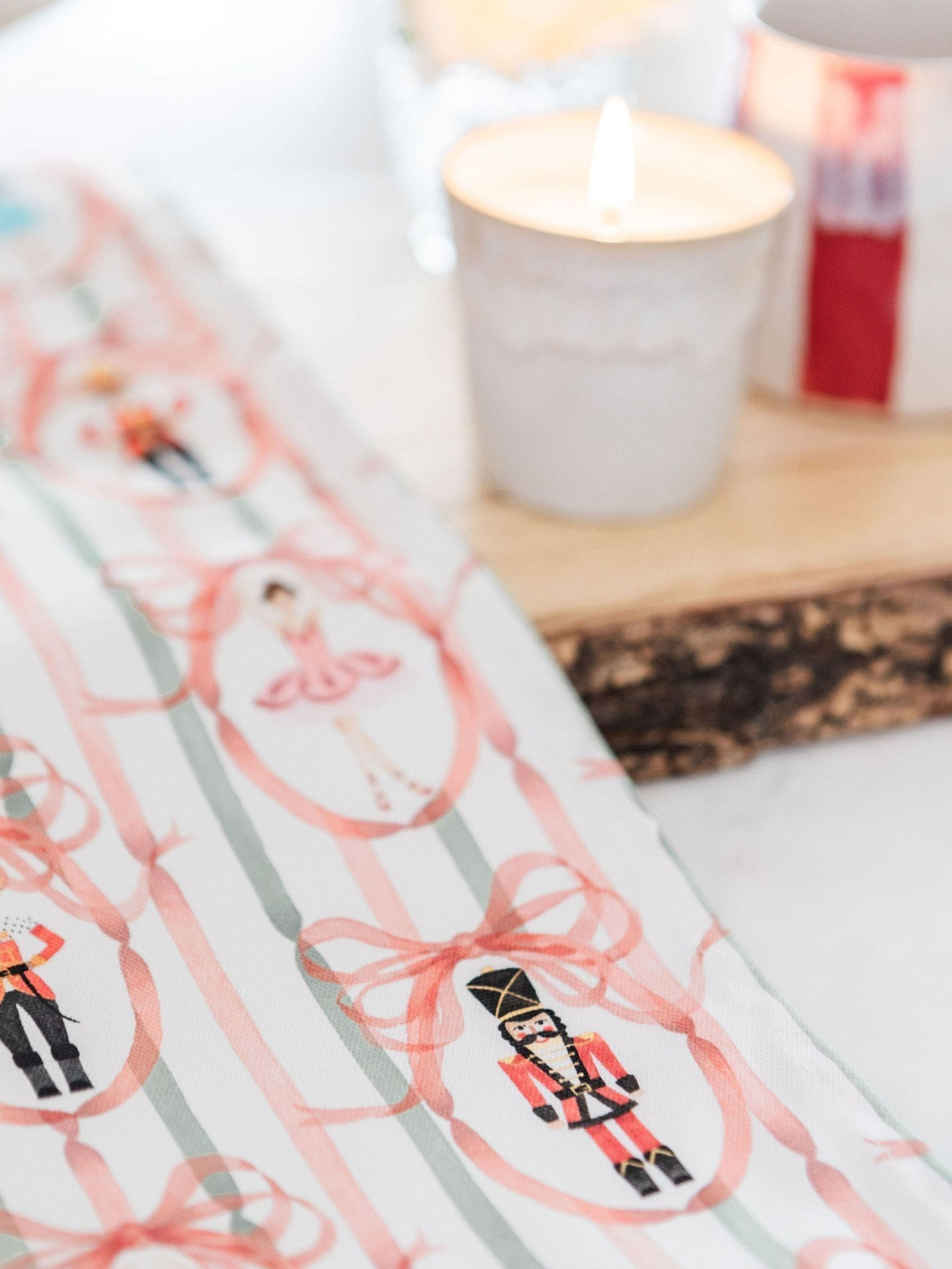 Avalon Home Candied Nutcracker Tea Towel