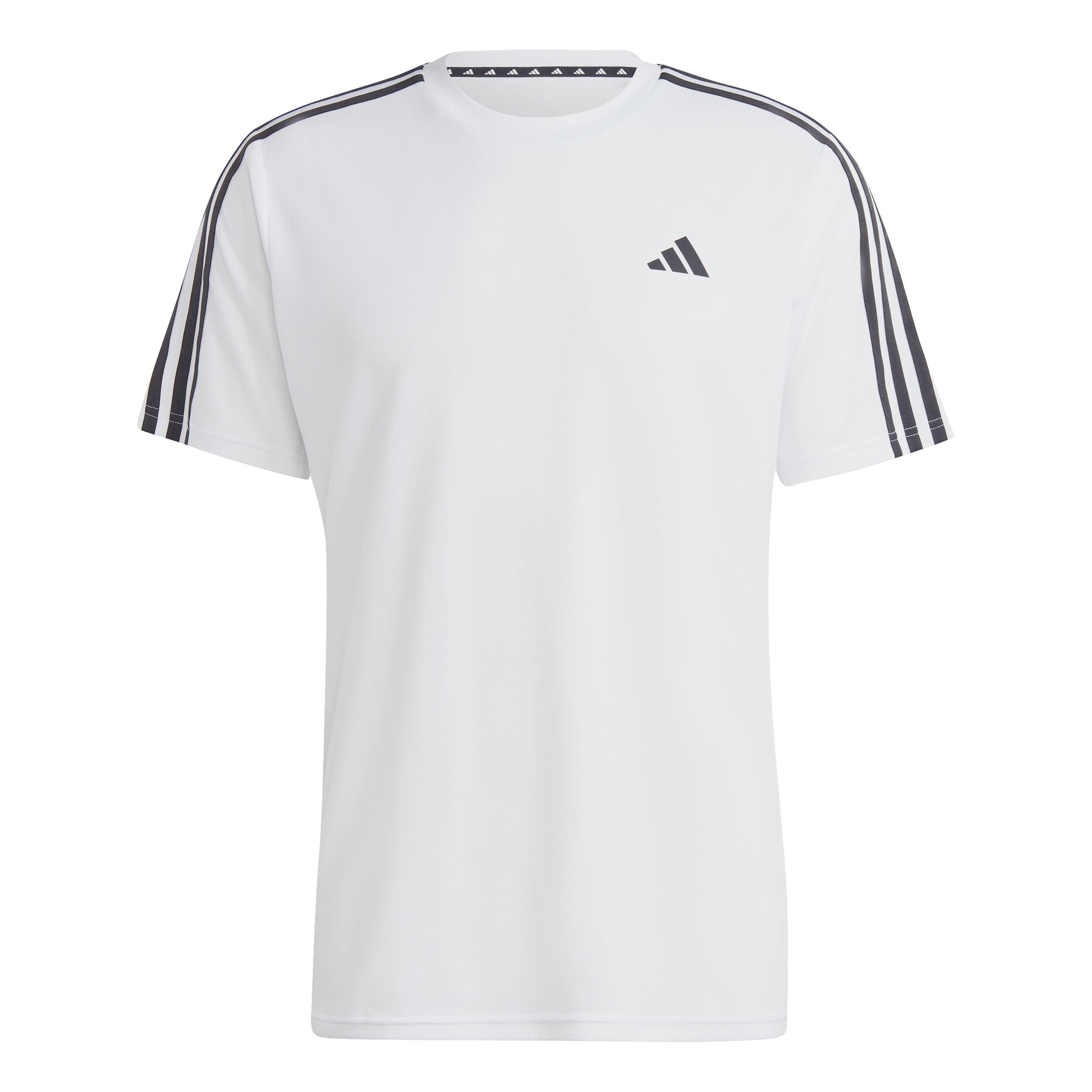 adidas Essentials Train 3-Stripes Training T-shirt Hommes - Blanc , Noir