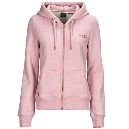 Superdry - ESSENTIAL LOGO ZIP HOODIE - Rose