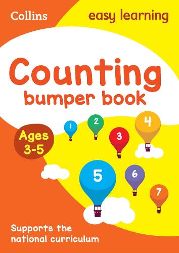 Counting Bumper Book Ages 3-5: Ideal for Home Learning - Collins Easy Learning Preschool (Paperback)