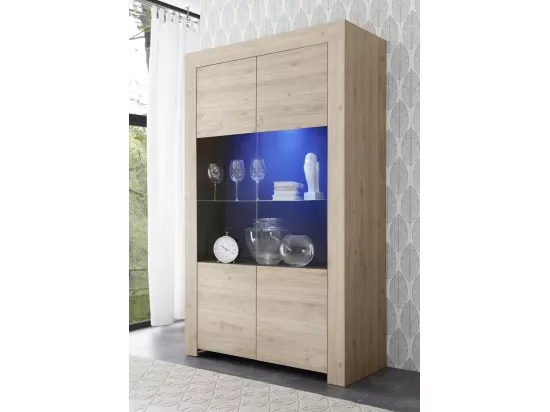 Buffet CAPRI chêne foncé