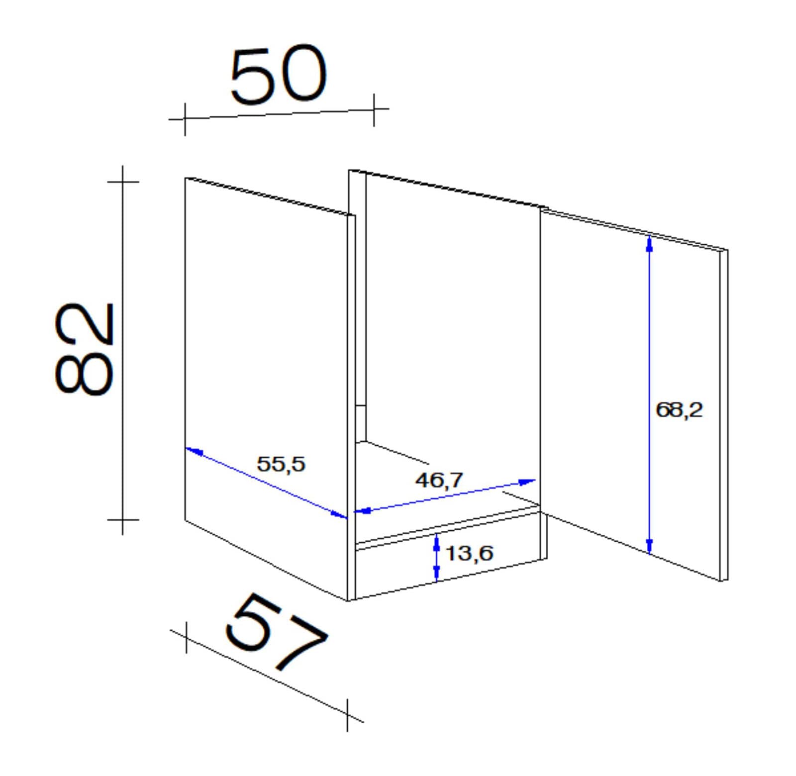 Spülenunterschrank NANO Buche