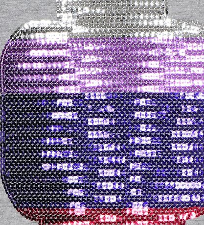 LEGO? Wear Bluse - Gråmeleret m. Pailletter