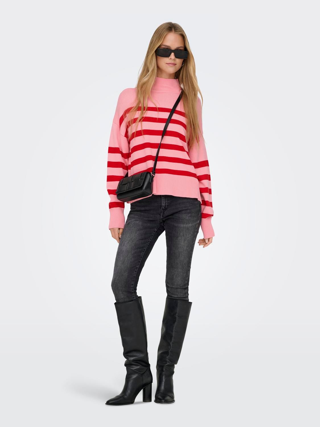 ONLBARI Strickpullover Quartz Pink