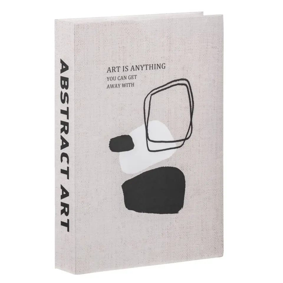 Opbergboek Art - naturel - 21x30x5 cm