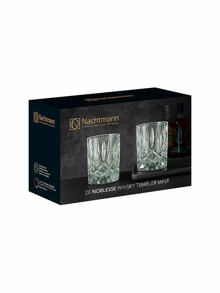 NACHTMANN Whiskeyglas 2er Set Noblesse Mint 295ml mint