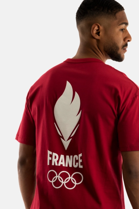 Tee shirt le coq sportif efro 24 rio red