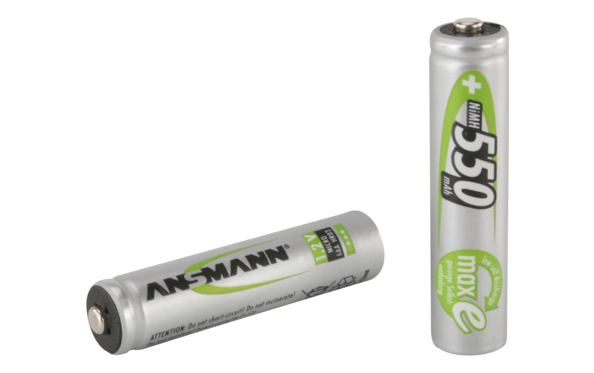 Akku Typ 550 NiMH 550 mAh, 4 StückAAA-Akkus im 4er-Pack