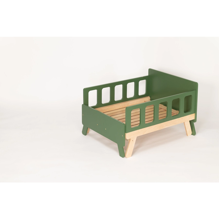 Family-SCL Kinderbett mitwachsend khaki 165 x 70 cm