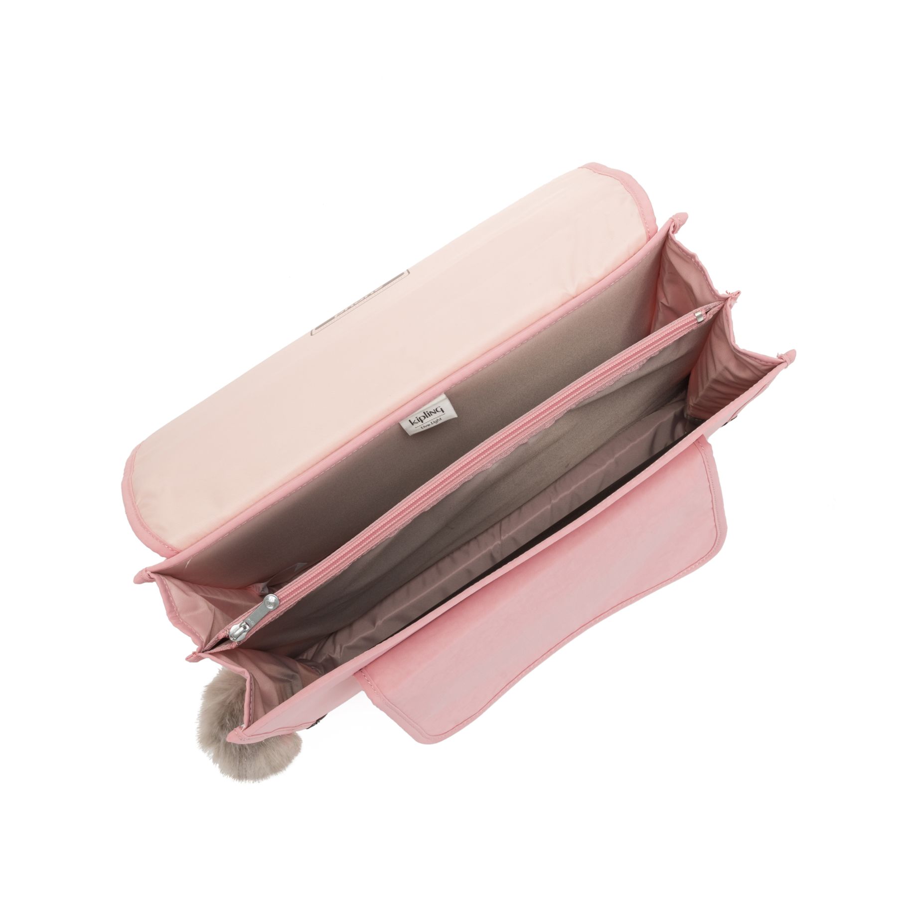 PREPPY Sac D’école Medium Avec Housse Contre La Pluie Fluo - Bridal Rose