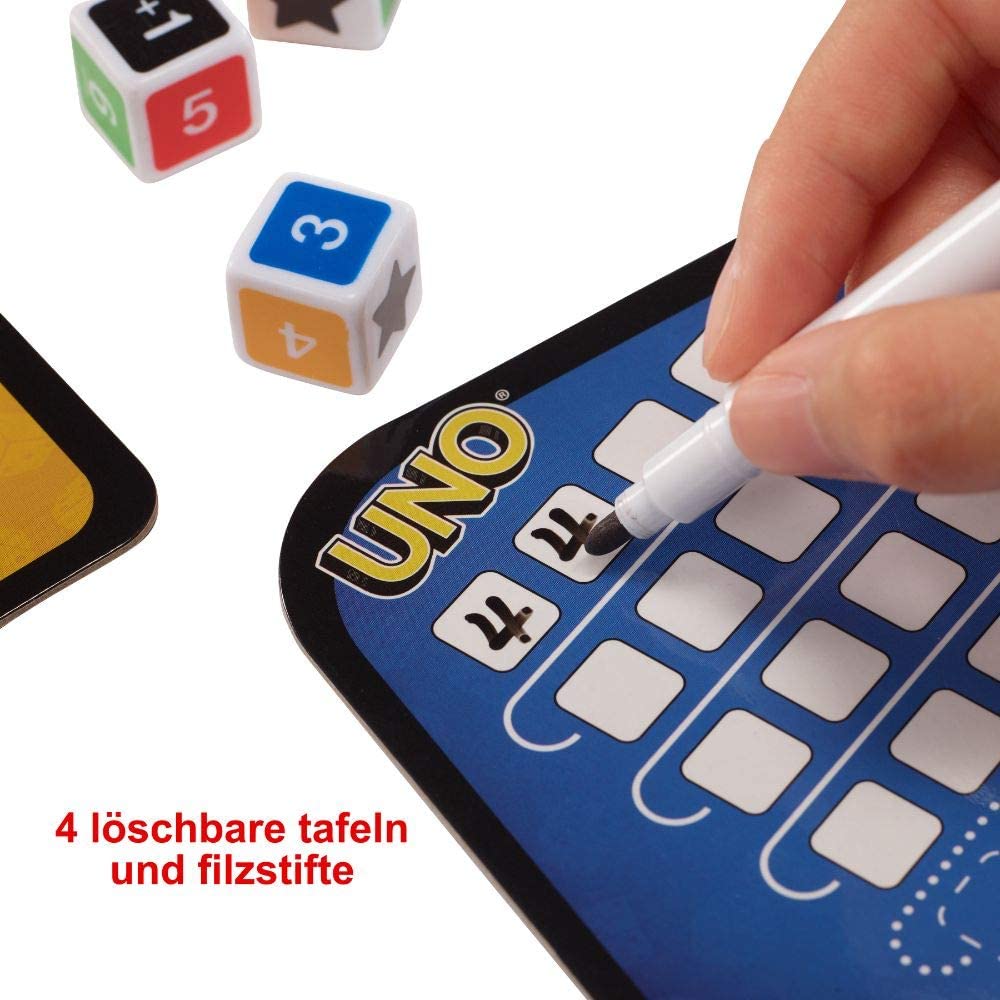 Mattel - UNO - Würfelspiel Gesellschaftsspiel Spiel