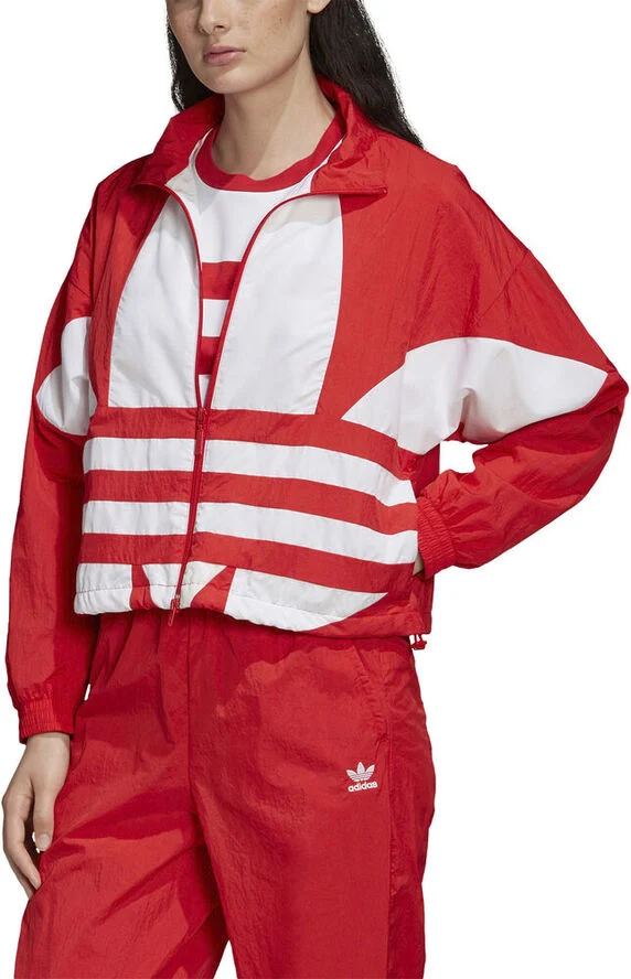 adidas Big Logo Track jakke Rød