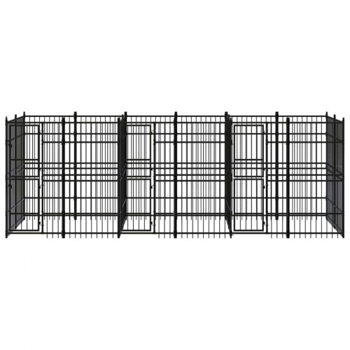 Canil Vidaxl com porta articulada