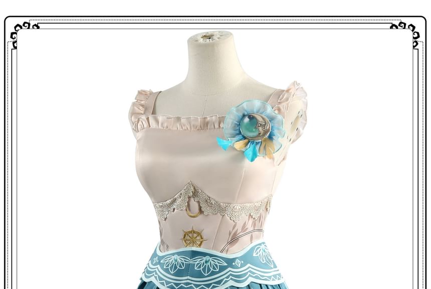 Bloomsoon - Identiteit V Margaretha Zelle Cosplay Kostuumset