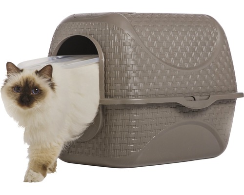 Kattenbak bama pet Prive 41.8 x 50.5 x 39.6 cm duif
