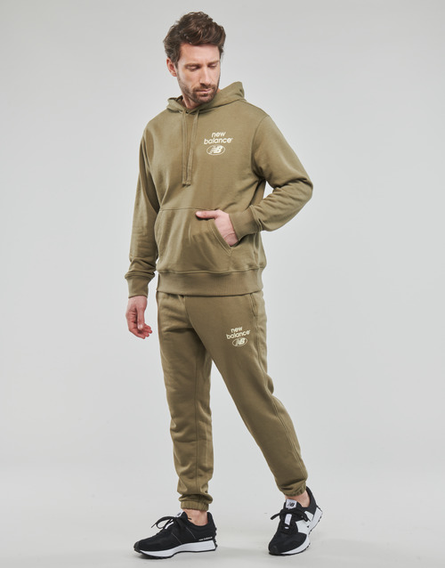New Balance - ESSENTIALS FRENCH TERRY HOODIE - Kaki