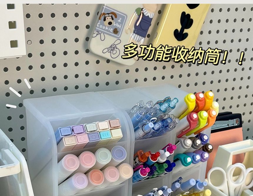 Momoi - Kunststof hoekige bureau-organizer (verschillende uitvoeringen)