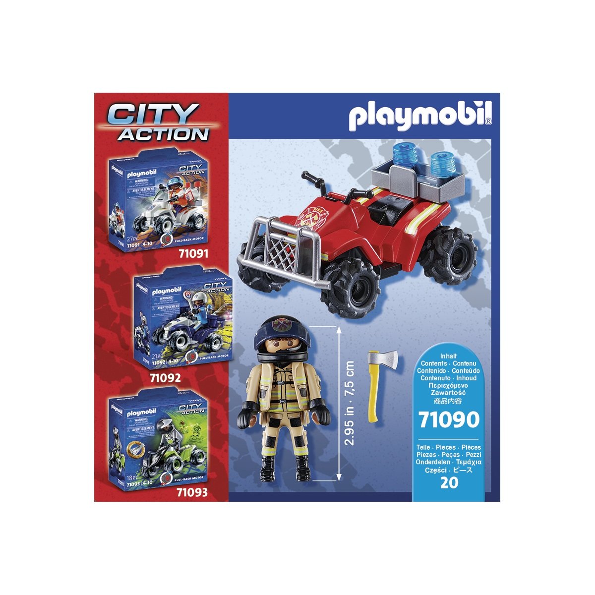 CITY ACTION POMPIER ET QUAD