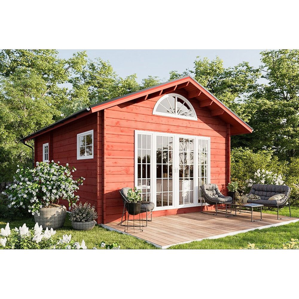 HYTTE JM STUGOR MÅRTEN TRETYKKELSE 90MM 25M²