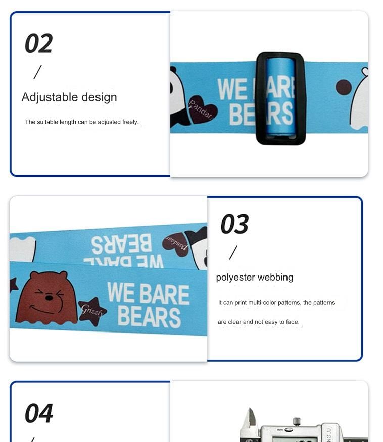 Worthbuy - Bagageriem met print (verschillende ontwerpen)