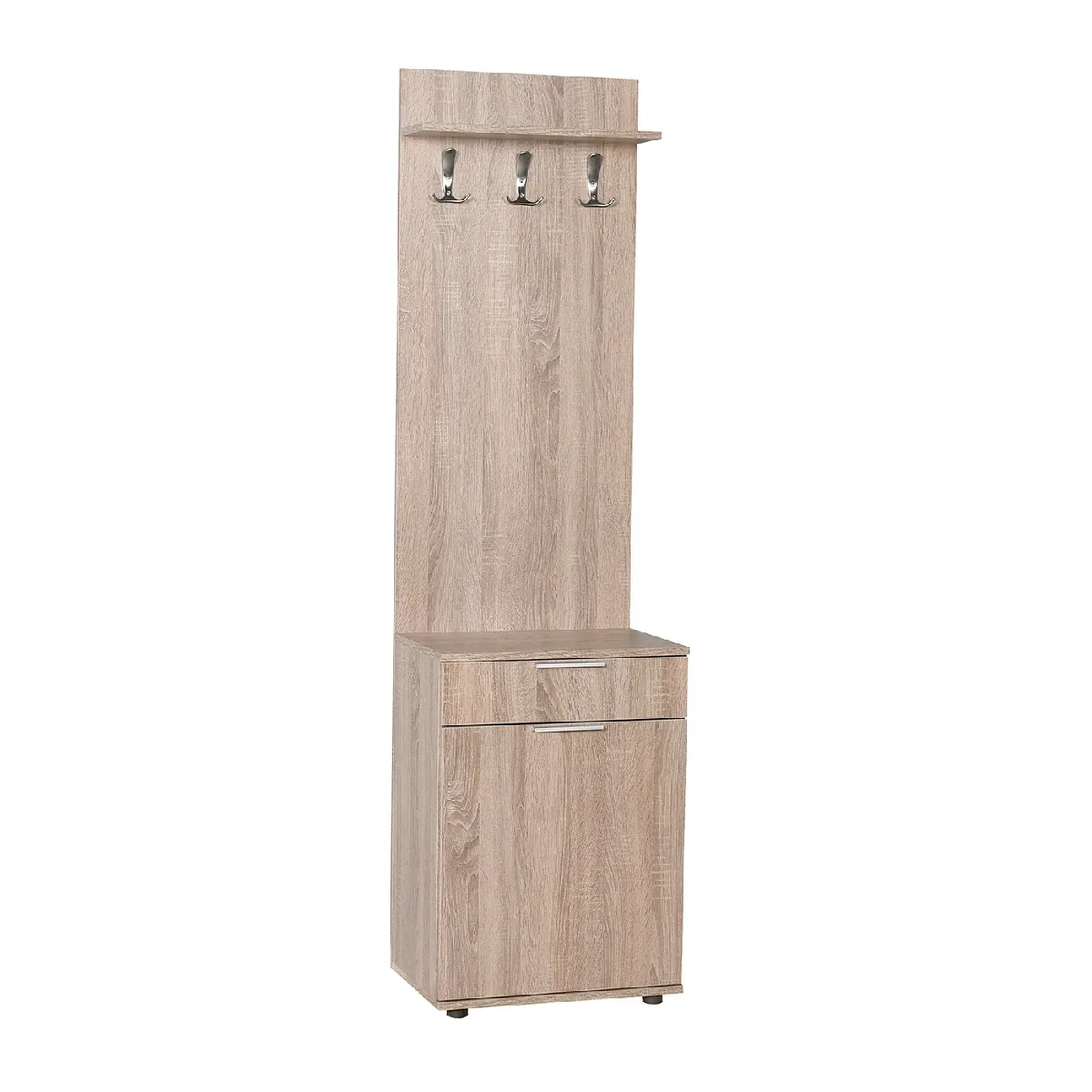 Pegane Meuble d'entrée Banc Vestiaire - Chêne