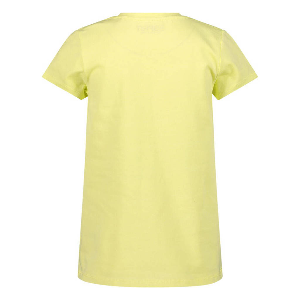 ESPRIT T-shirt met logo geel