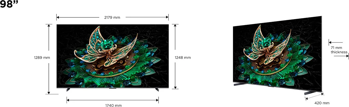 TCL 98Q9B TV QLED