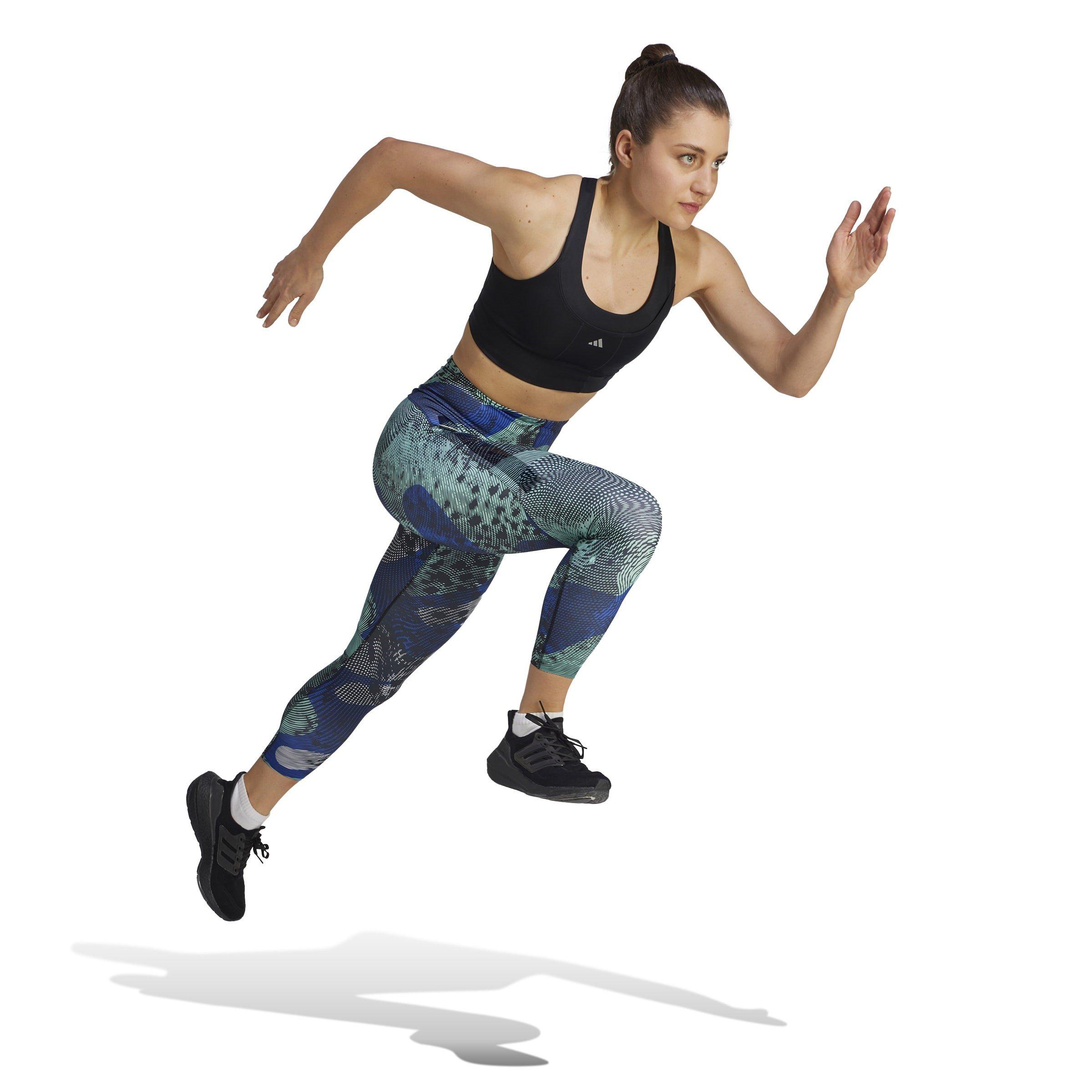 adidas Adizero Allover Print 7 8 Leggings Womens