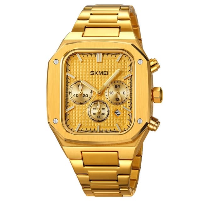 SKMEI Clock Business Quartz Watch Square Fashion Armbåndsur Luminous