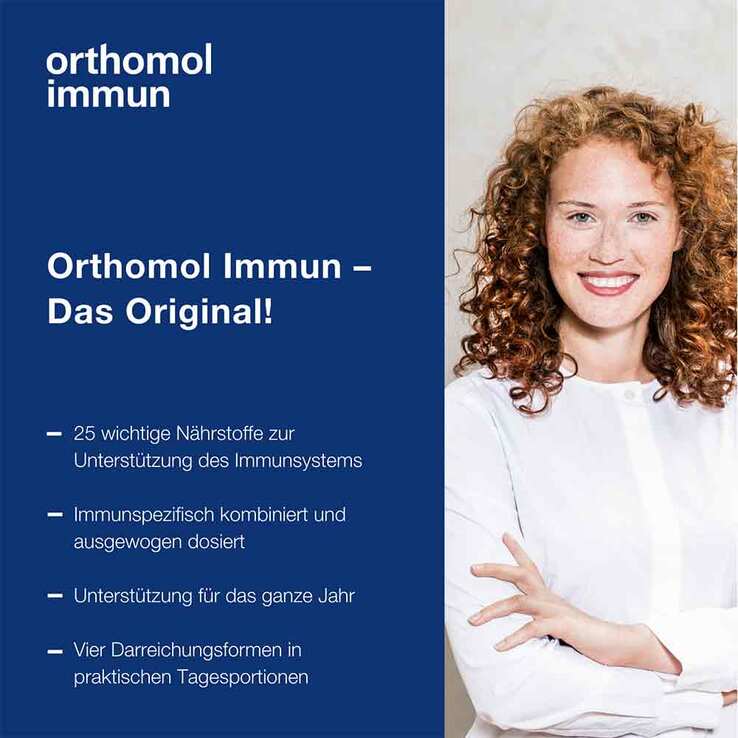 Orthomol Immun Direktgranulat Orange, 7 St