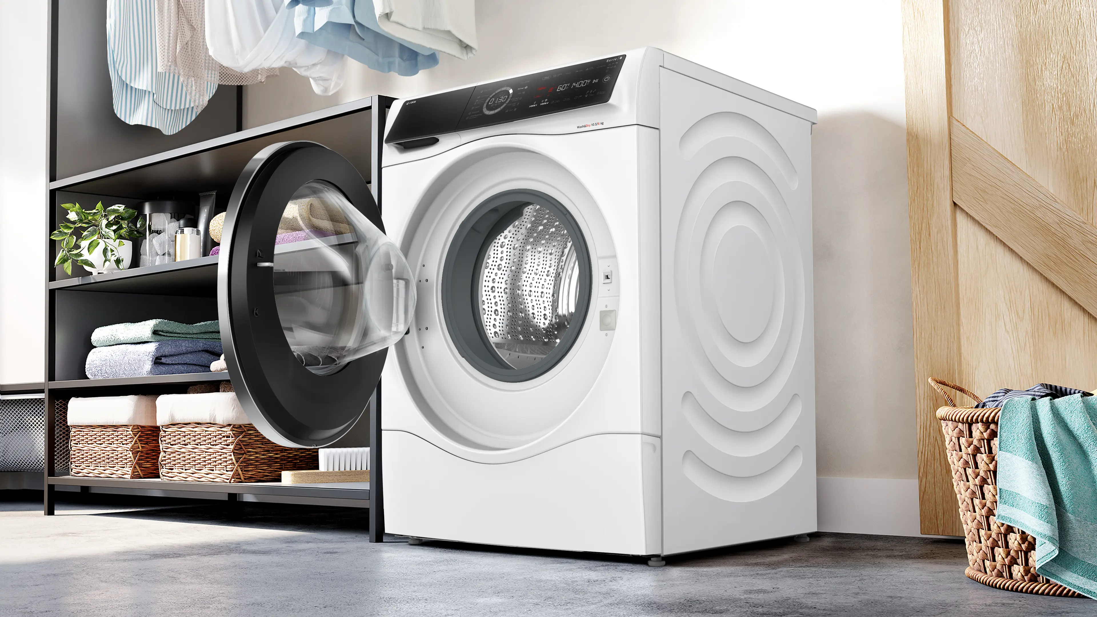 Serie 8 Was-droogcombinatie 10.5/6 kg max. 1400 rpm