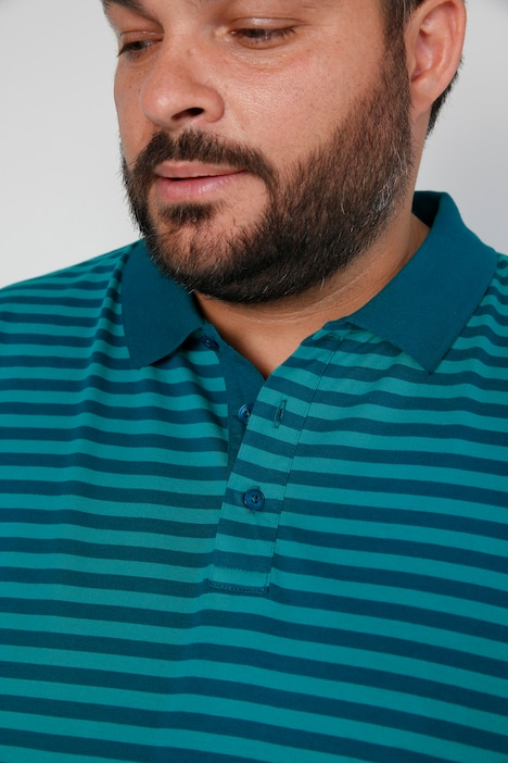 Boston Park Poloshirt, Langarm, Bauchfit, Ringel, bis 80/82