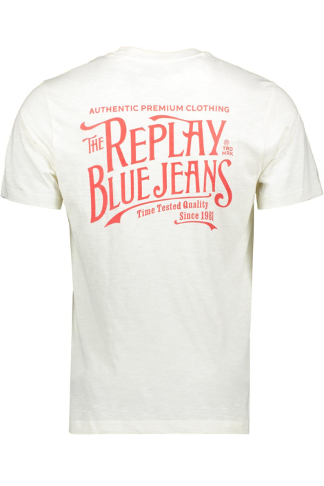 Replay witte heren t-shirt