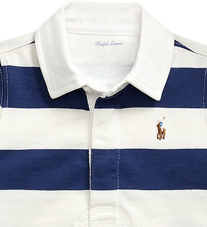 Polo Ralph Lauren Sommerstrampler - Rugby - Navy/Weiß