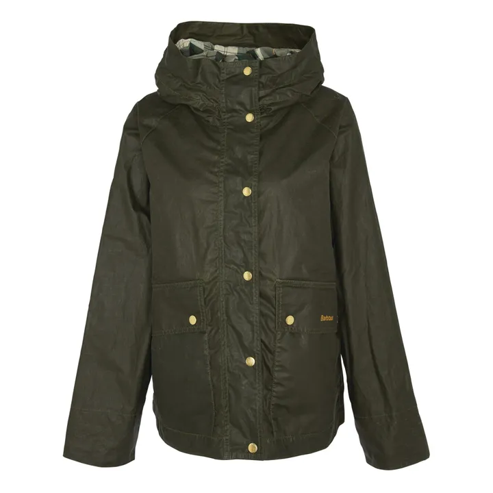Barbour Parka Viola Wax | Vert kaki