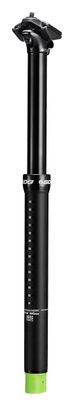 Tige de Selle Télescopique SDG Tellis Passage Interne Noir/Vert (Avec Commande)