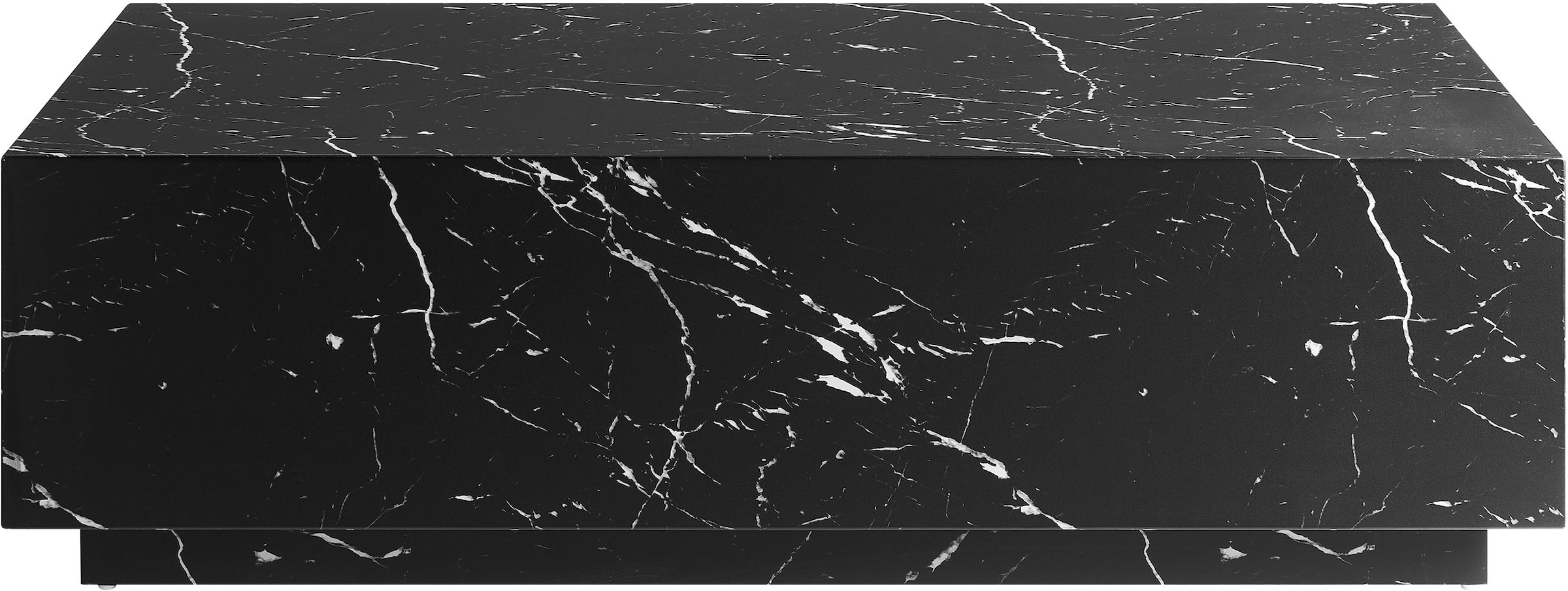 SalesFever Couchtisch »Almeria Beistelltisch: Stilvoller Tisch 120/75 cm« Stilvoller, rechteckiger Tisch in edler Marmoroptik, 120x75cm