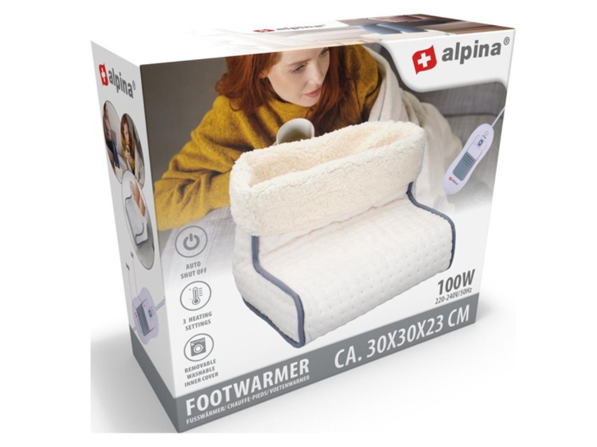 Alpina elektrische voetenwarmer - 100 watt