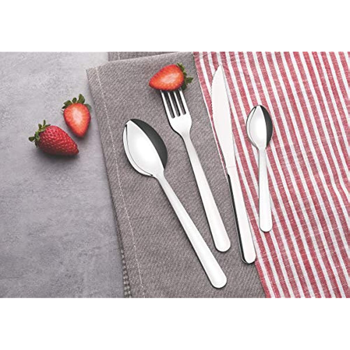 Faqueiro Inox Malibu, 24pc , Tramontina, Inox