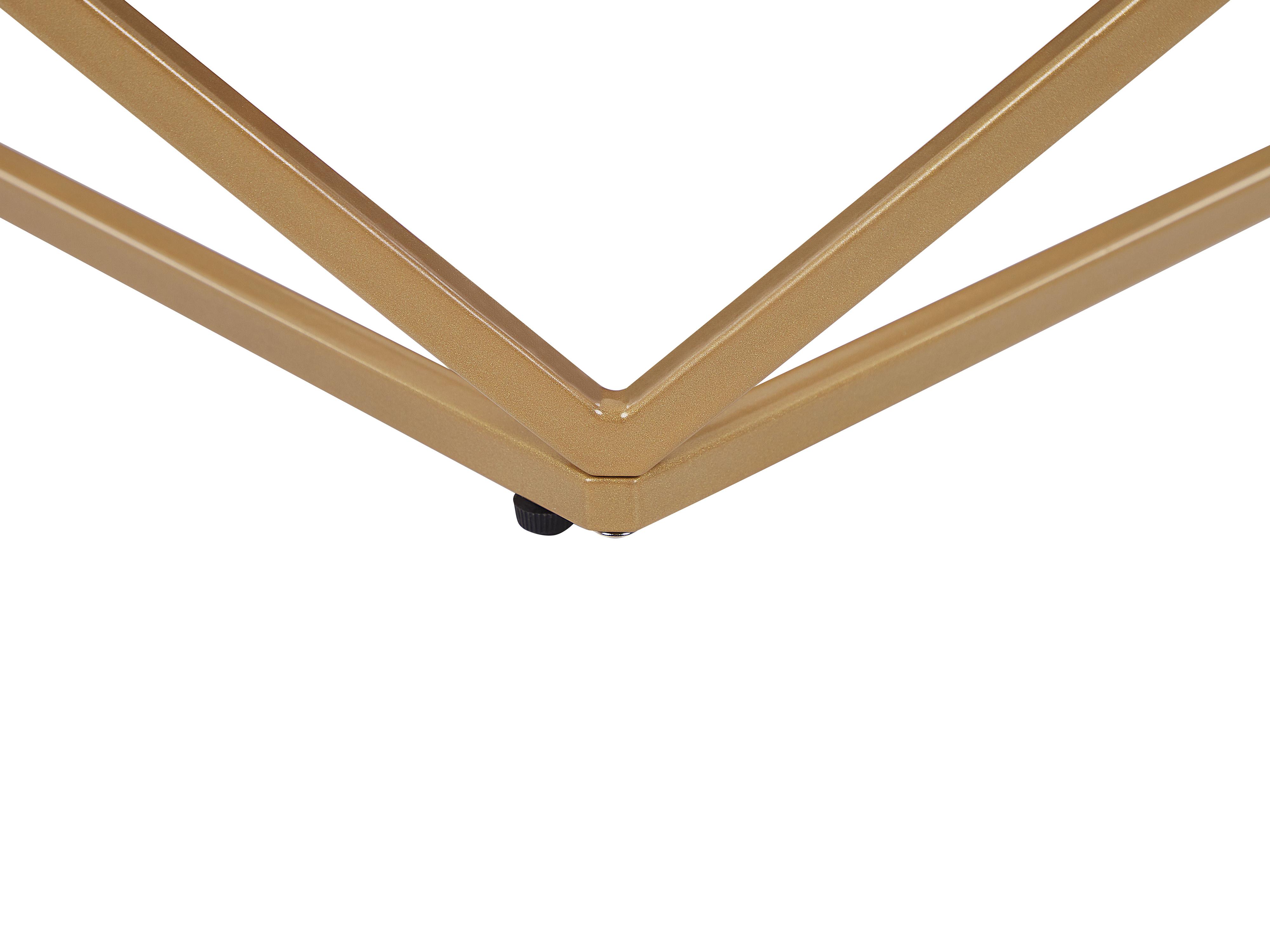 Salontafel MALIBU Marmer/goud