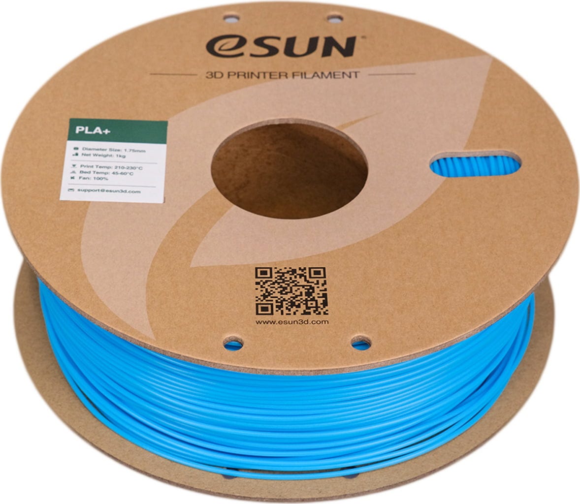 eSUN  PLA+ Light Blue, 1,75 mm / 1000 g    PLA-Filament mit verbesserten physikalischen Eigenschaften