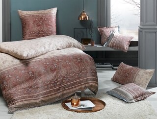 bassetti Satin-Bettwäsche COMO 41 135 x 200 cm beige